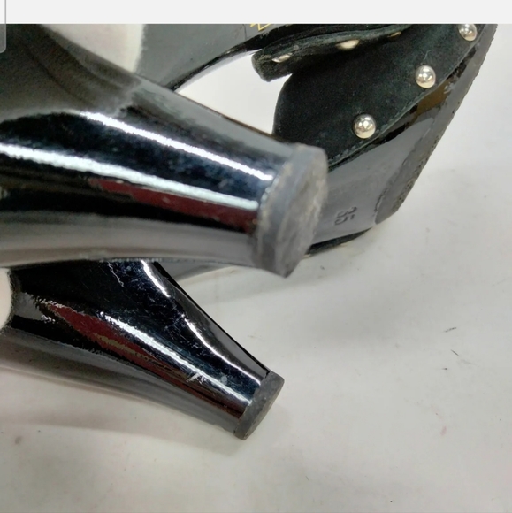 Chanel Sandals Women Black Suede - Picture 10 of 11